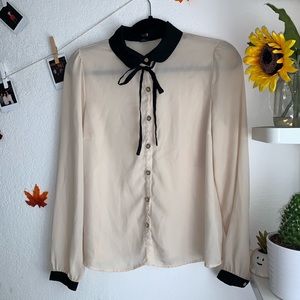 Peter Pan collar button down | Forever 21